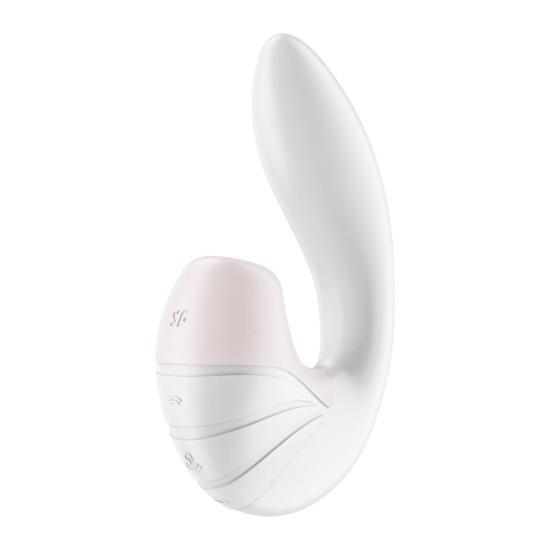 Satisfyer 2v1 výkonný a podtlakový stimulátor Supernova Bílý