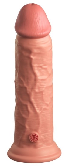 Pipedream King Cock Elite 8 Silicone Dual Density Cock Light