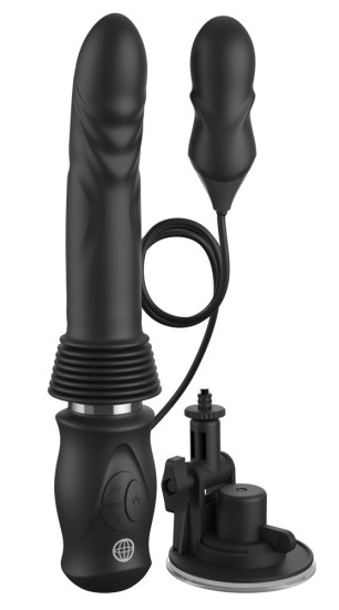 Pipedream Ultimate Silicone Thruster s pulzační funkcí s přísavkou
