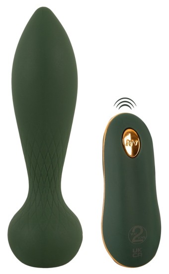 Emerald Love Luxurious RC Anal Plug Green