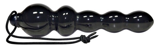 You2Toys Black Jack černé anální dildo s kuličkami