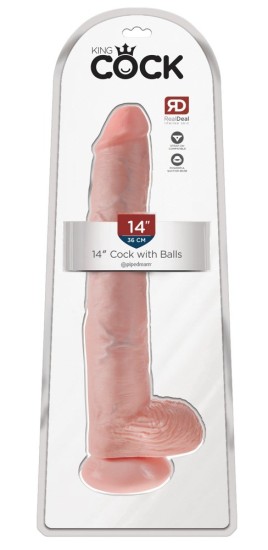 Pipedream King Cock 14" Cock with Balls