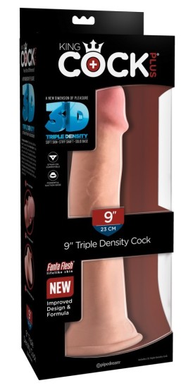 Pipedream King Cock Plus 9" Triple Density Cock
