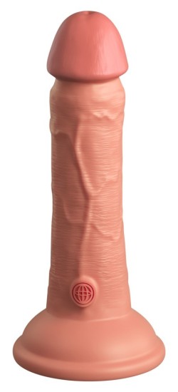 King Cock Elite 6 přísavkový realistický dildo 15 cm přírodní