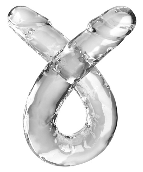 King Cock Clear 18" Double Dildo