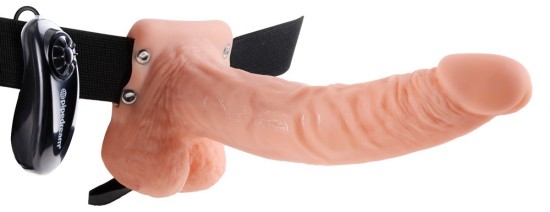 Fetish Fantasy 9 HOLLOW STRAP ON WITH BALLS