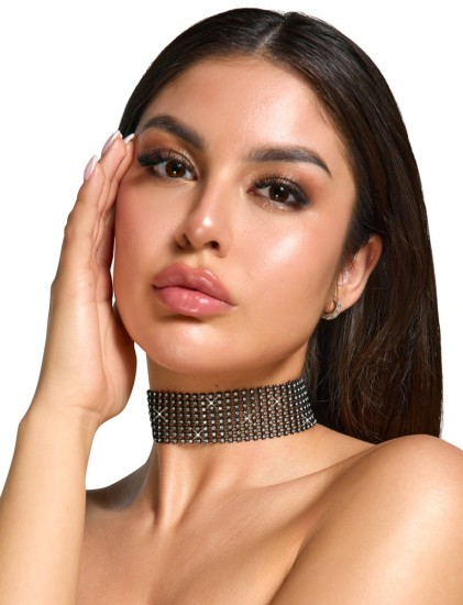 Cottelli Sparkle Glamorous Choker 2450488 Black