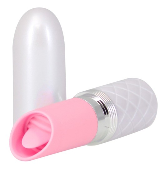 Pillow Talk Lusty Luxurious Flickering Massager Mini pro orální sex