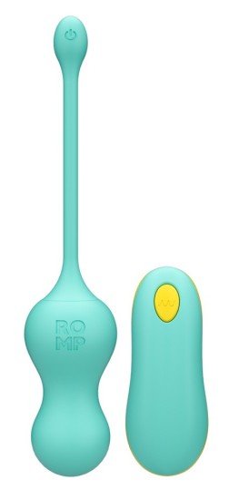 Romp Cello Vibrating Egg Light Teal