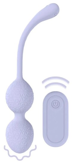 Loveline Vibrating Bead Kegel with Remote Control, silikonové kuličky na dálkové ovládání