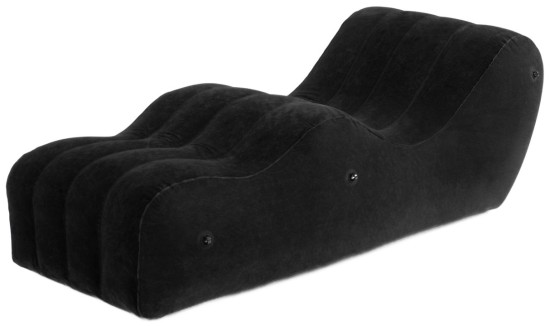 Bedroom Fantasies The Lounger Inflatable Bench BlackBedroom Fantasies The Lounger Inflatable Bench Black