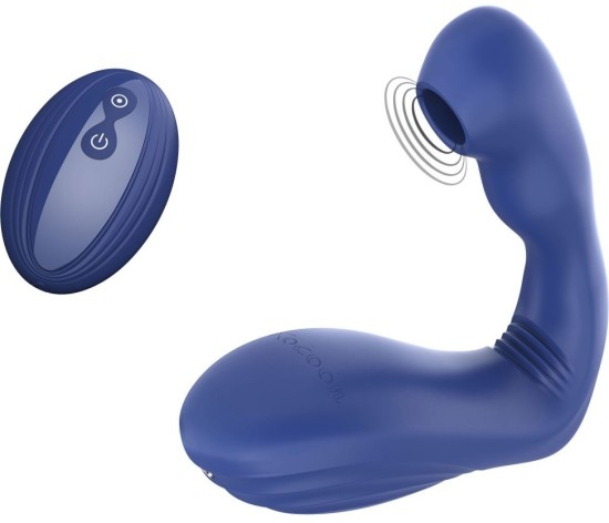 Xocoon Alpha Arouser Prostate Air Stimulator Blue vzdušný pulzátor na prostatu