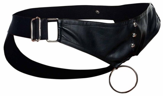 DNGEON Cockring Jockstrap Black