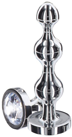 ToyJoy Diamond Star Beads Large Silver