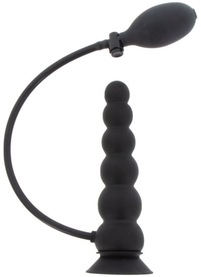 Hidden Desire Extreme Inflatable Suction Base Plug Expert Black
