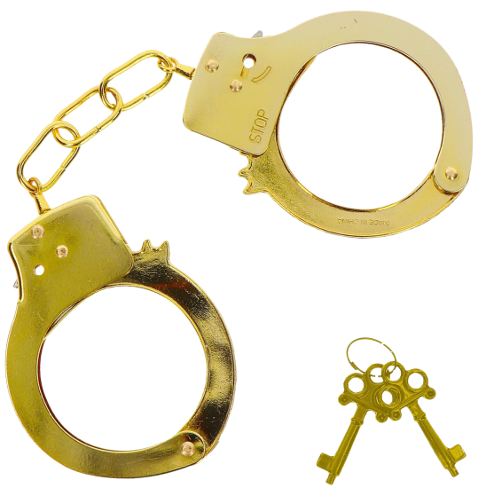 ToyJoy Metal Handcuffs gold