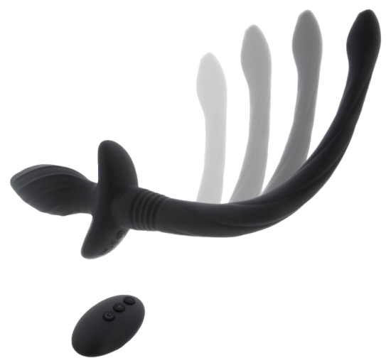 Taboom Luxury Bondage Essentials Puppy Play Wiggle Tail Black