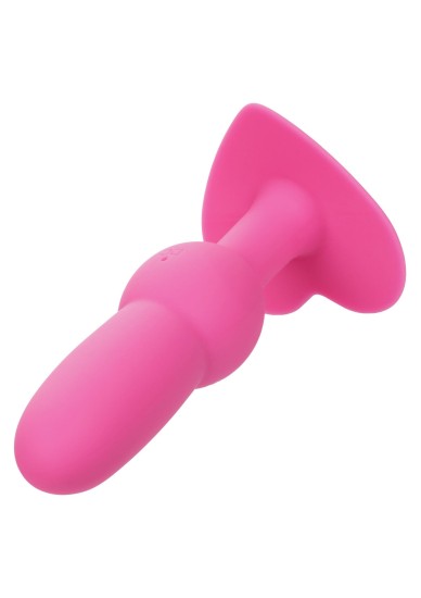 Vibrating Beaded Probe nabíjecí kolík se srdíčkem růžový
