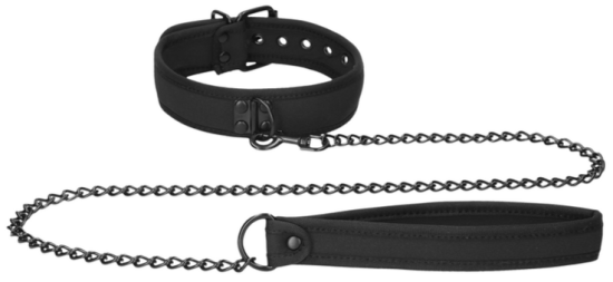Ouch! by Shots Neoprene Collar with Leash