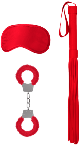 Ouch! Introductory Bondage Kit, red