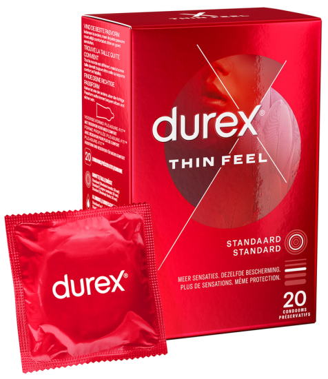 Durex Thin Feel - Condoms - 20 Pieces