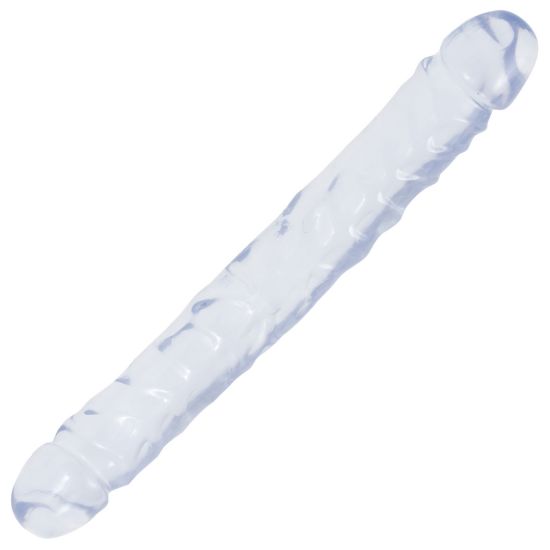 Doc Johnson Jr. Double Dong - Double Dildo - 12 / 30 cm, transparent