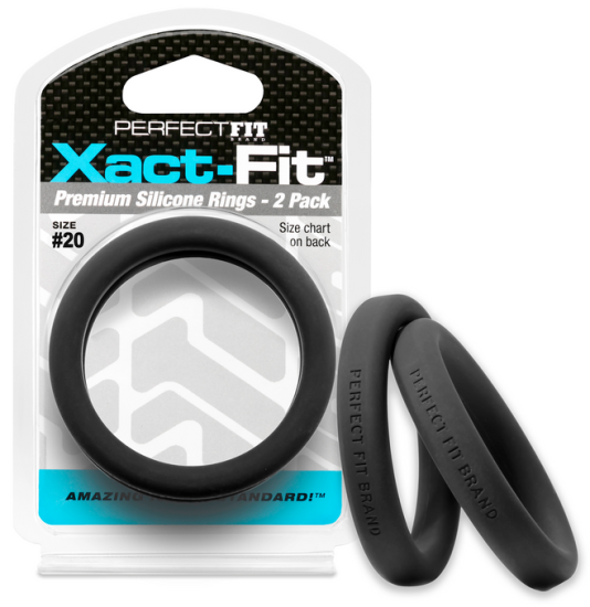 PerfectFitBrand Xact-Fit - Cockring 2-Pack, large