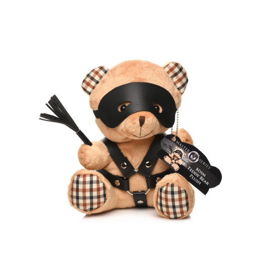 Master Series BDSM Teddy Bear Plush Tan