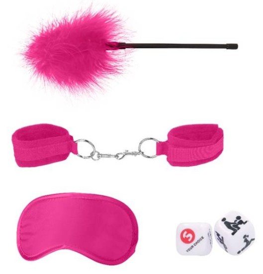 Ouch! by Shots Introductory Bondage Kit #2, pink