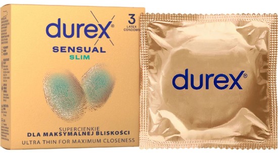 Durex Sensual Slim 3 ks
