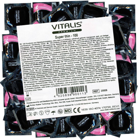 Vitalis Super Thin 100 ks