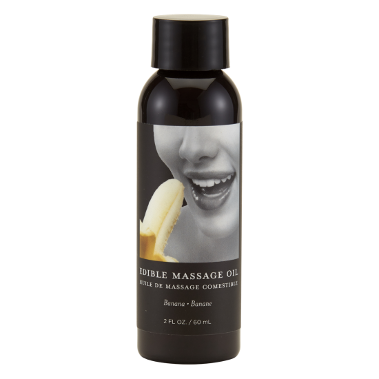 Earthly Body Banana Edible Massage Oil - 2 fl oz / 60 ml