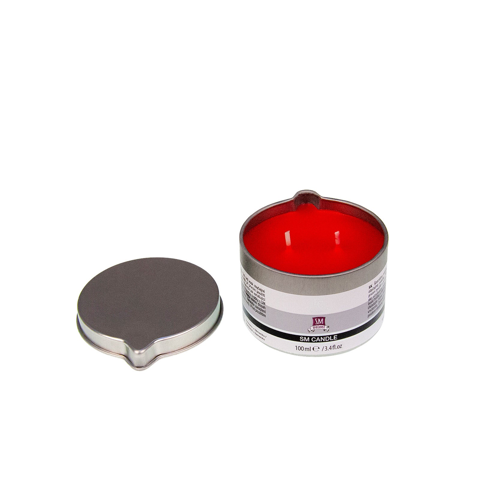SM svíčka  - SM candle červená