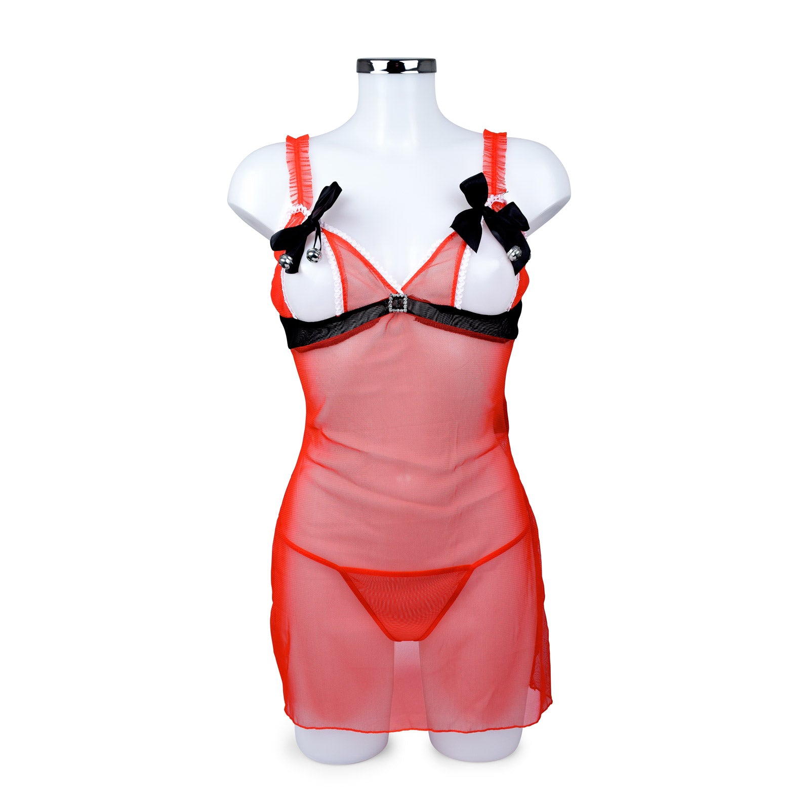 Košilka - Peek a boo Mesh Chemise
