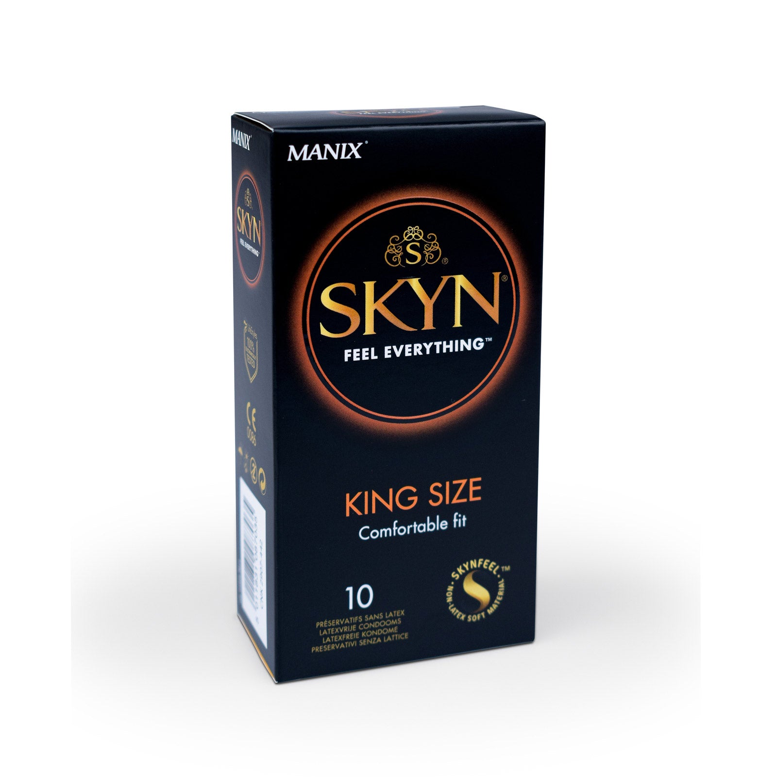 Bezlatexové kondomy - Manix Skyn Large 10 ks