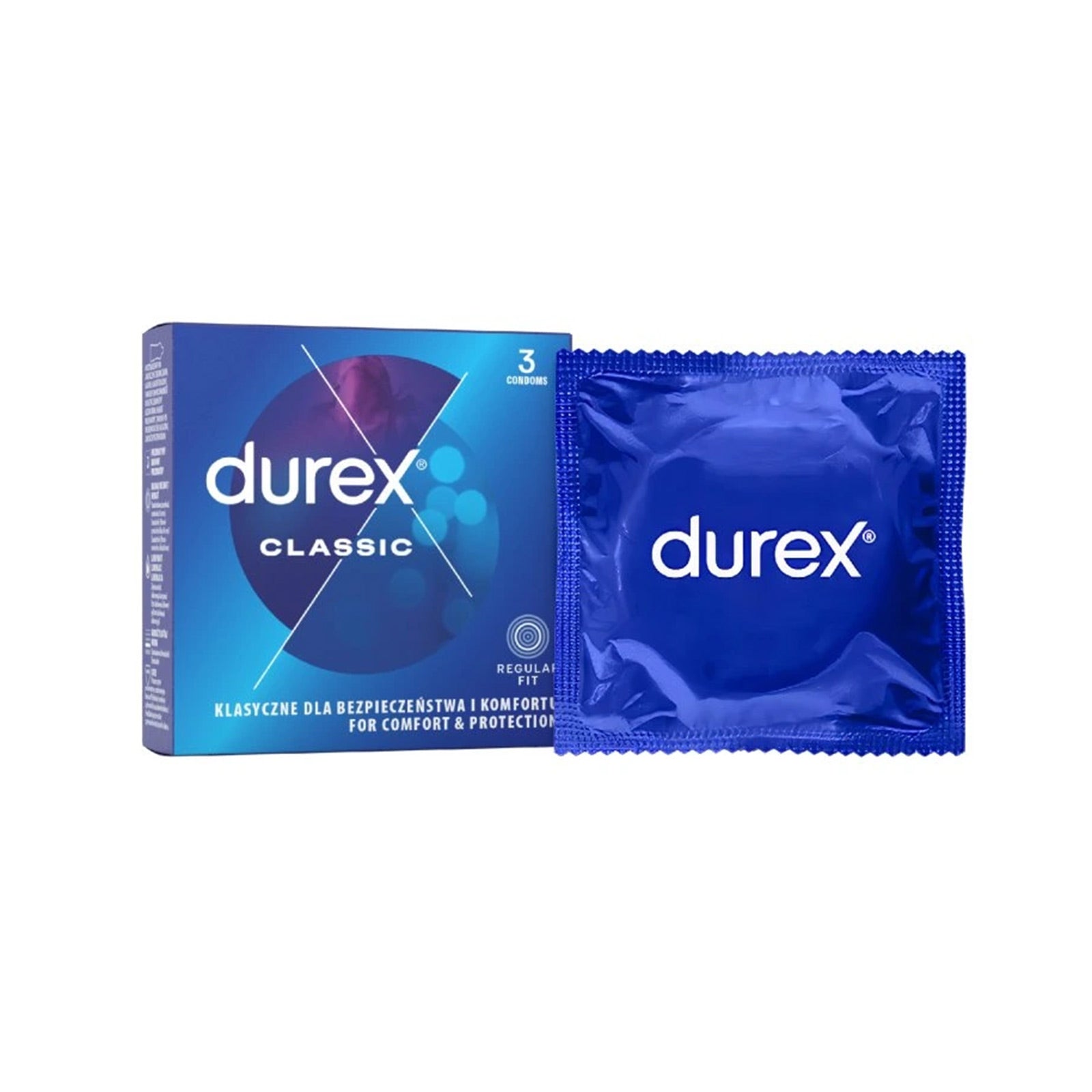 Kondomy - Durex Classic 3 ks