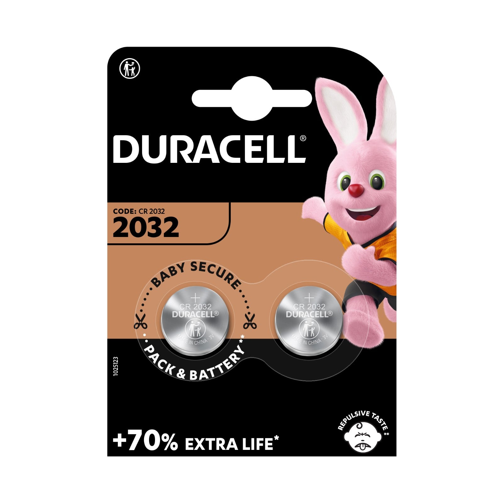 Duracell baterie CR 2032 2 ks