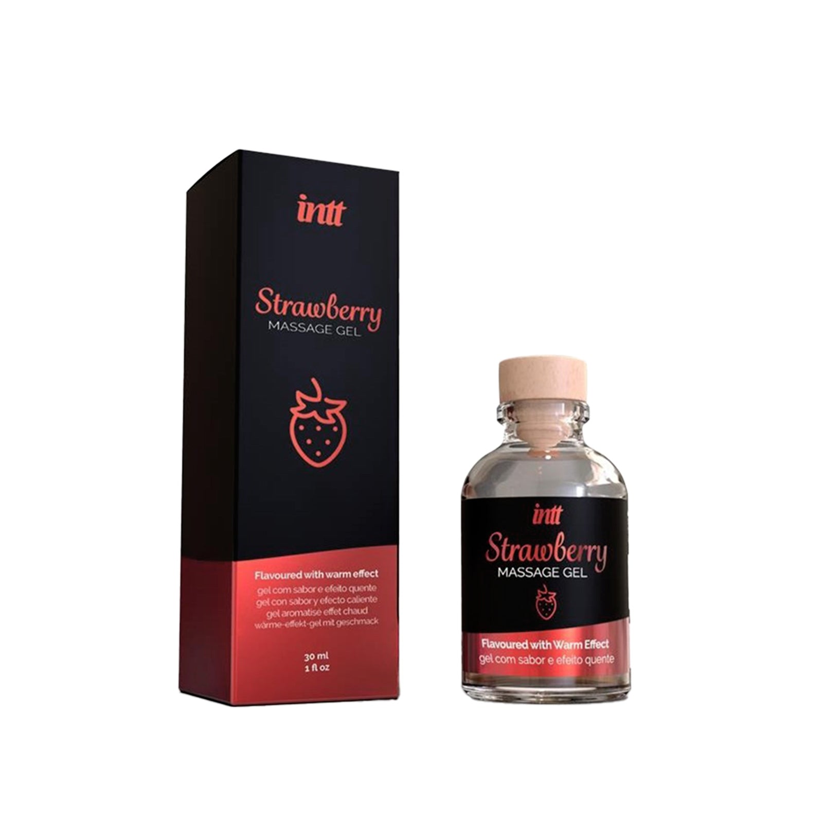 Masážní gel - Intt Strawberry
