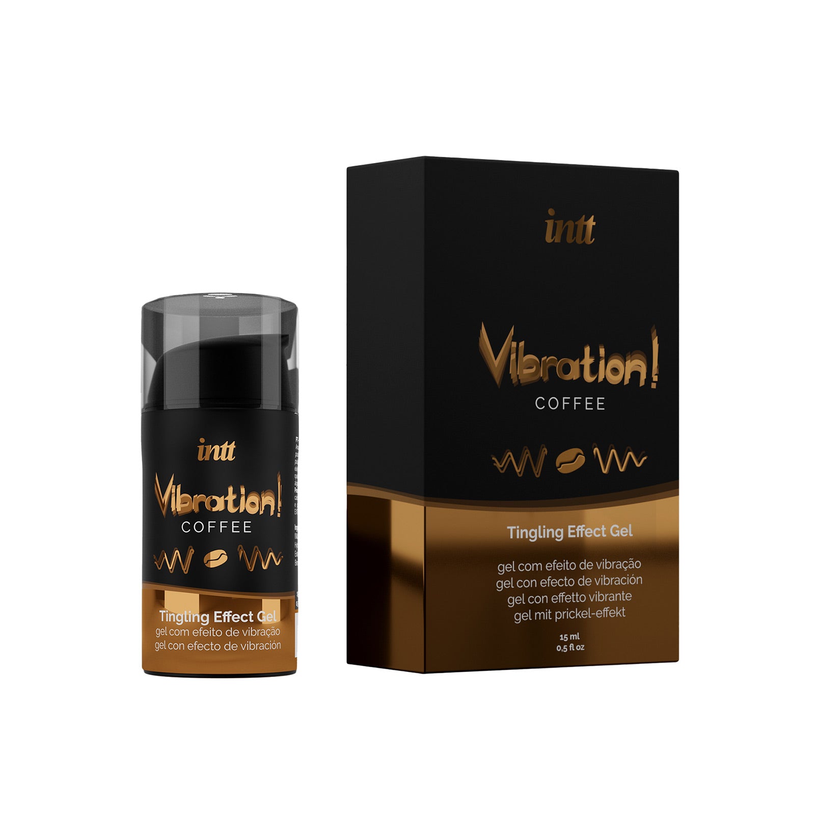 Stimulační gel - Intt Coffe Vibration