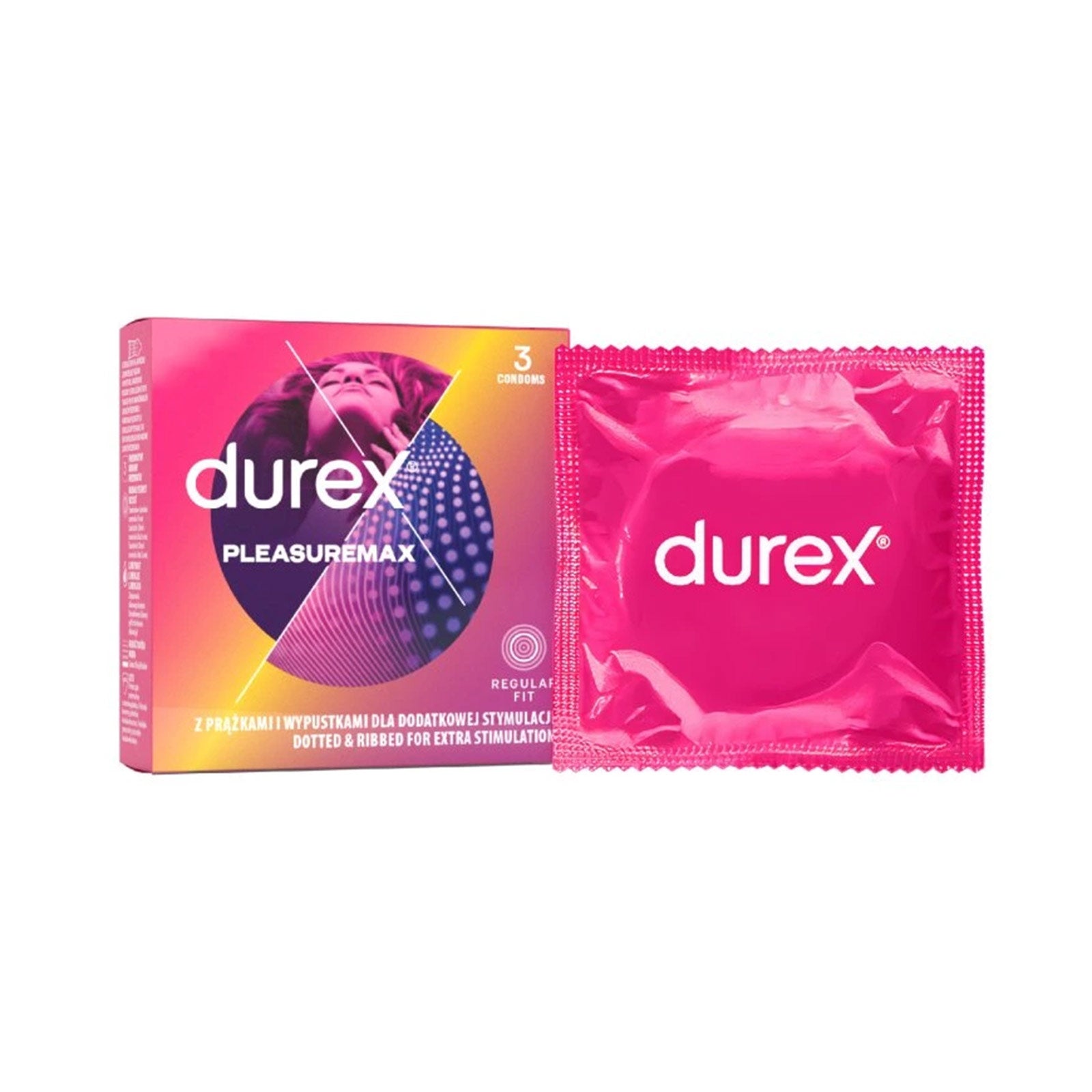 Kondomy - Durex Pleasuremax 3 ks