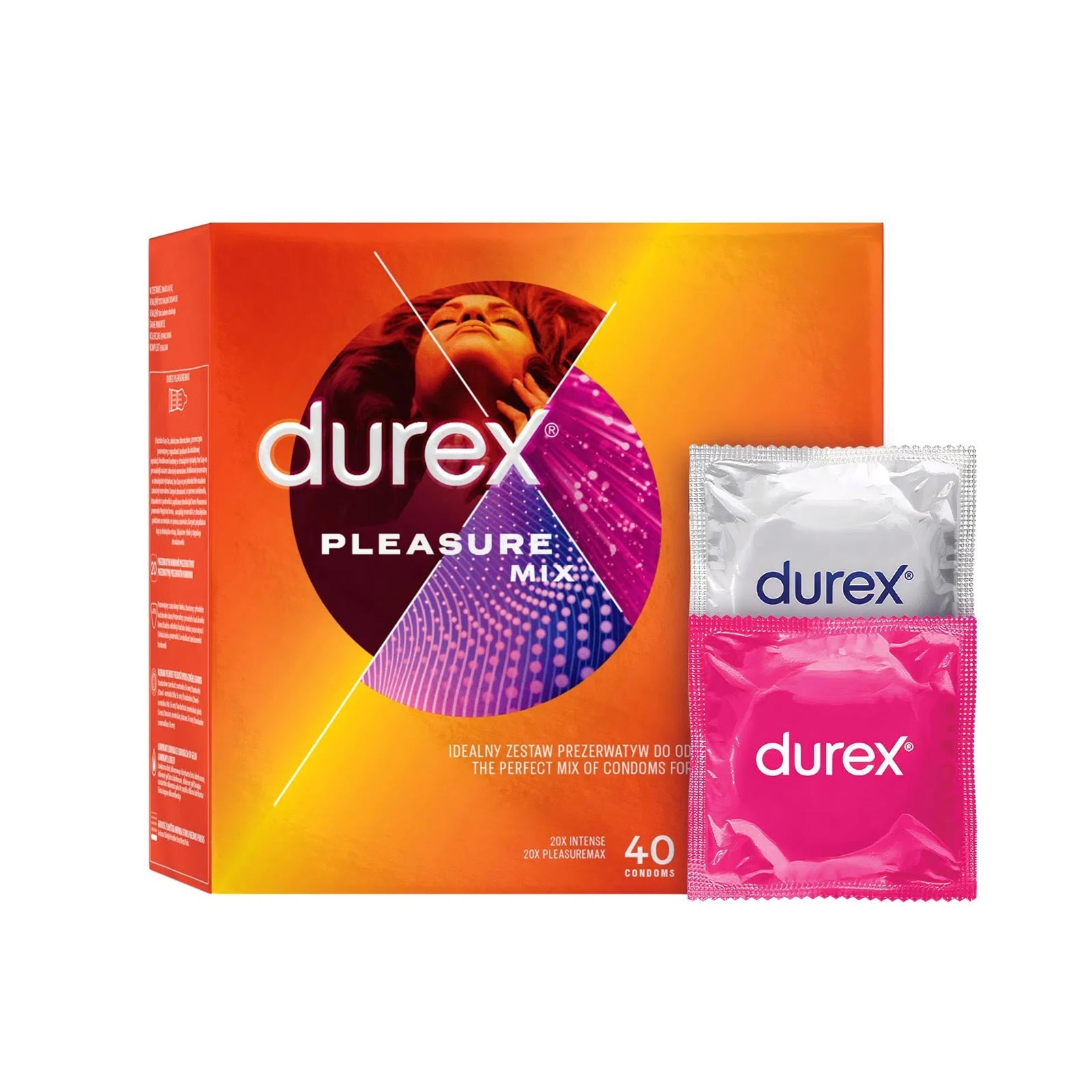 Kondomy - Durex Pleasuremax a Intense 40Ks