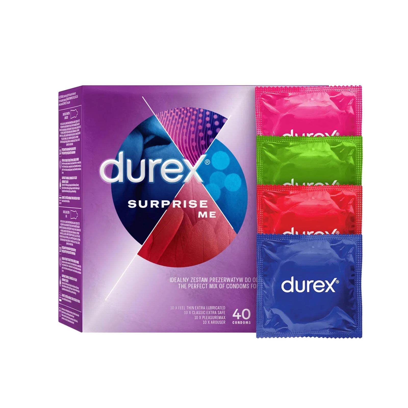 Kondomy - Durex Surprise Me 40Ks