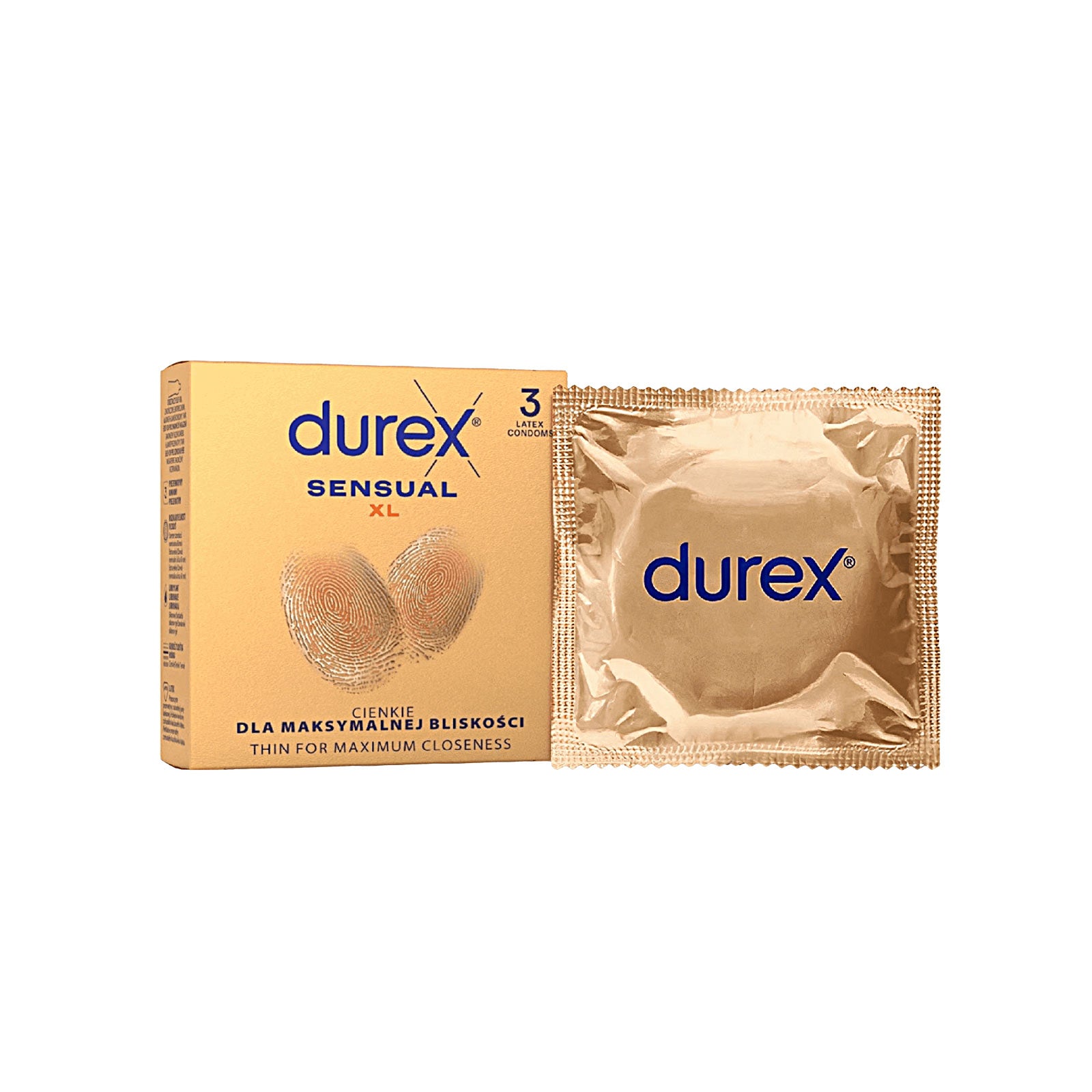 Kondomy - Durex Sensual XL 3 ks