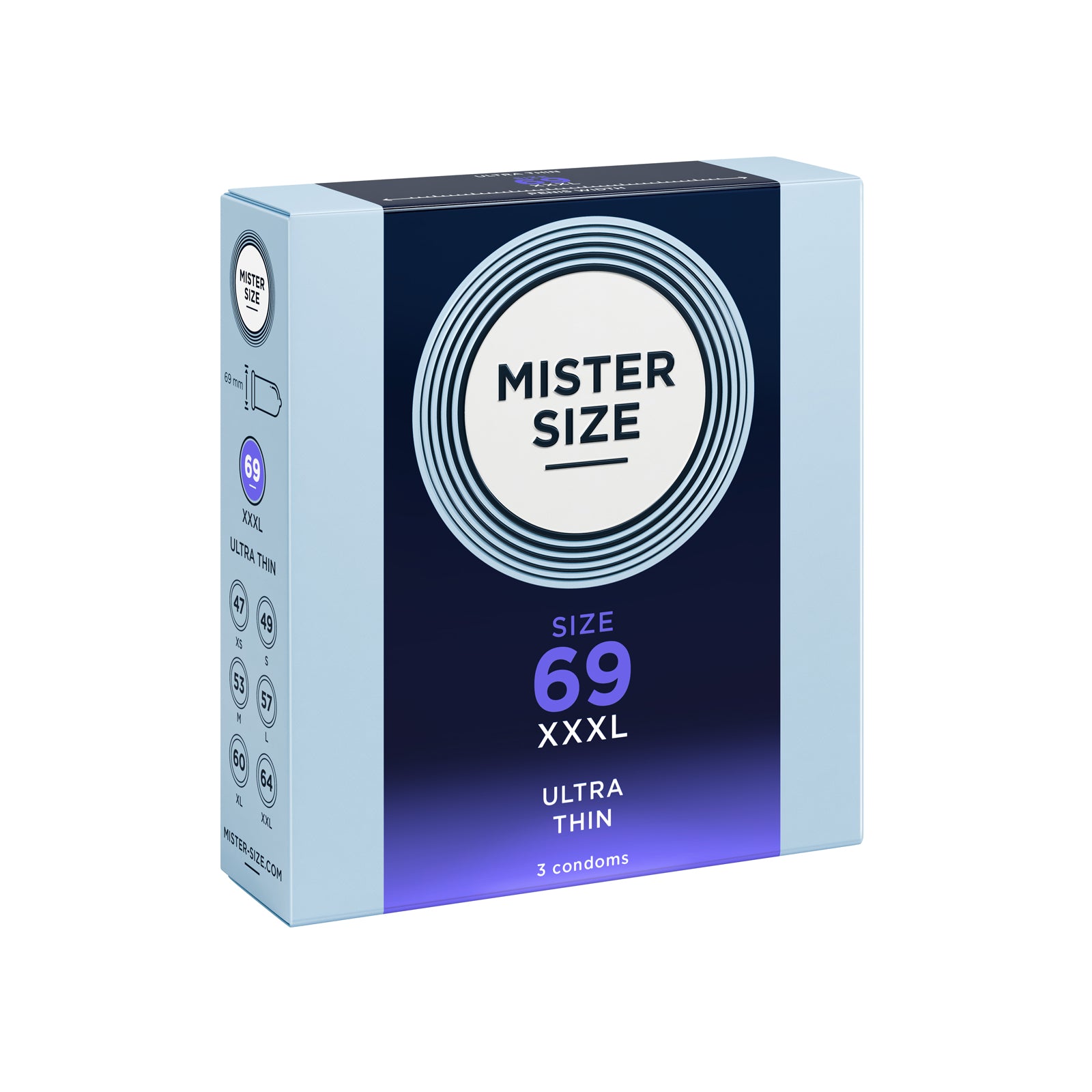Kondomy - Mister Size 69 3 ks