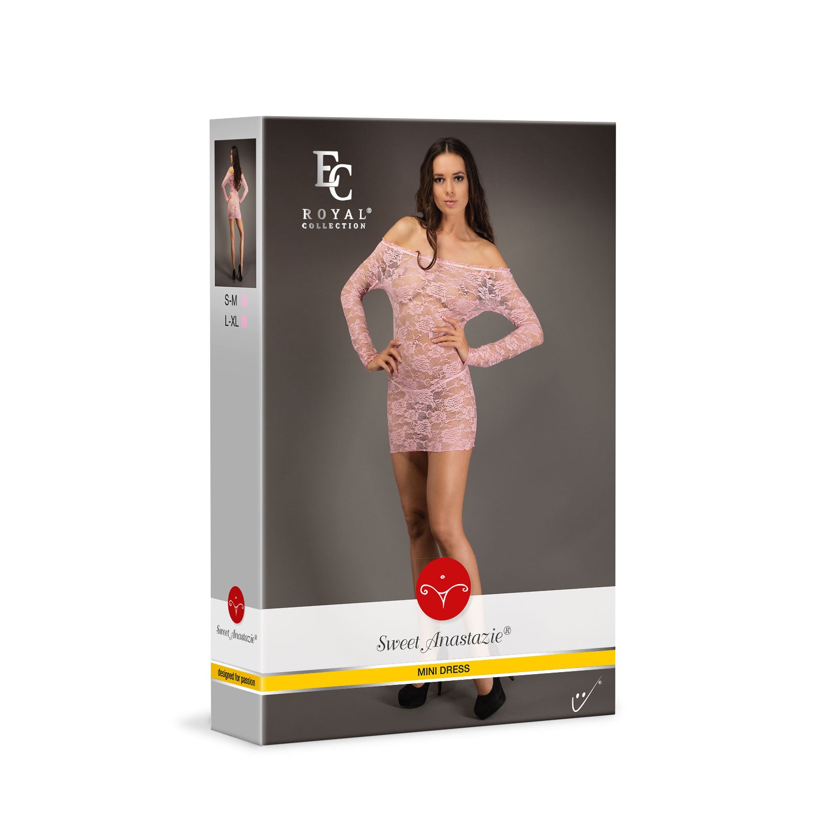Minišaty - Mini Dress Angela růžová / S-M
