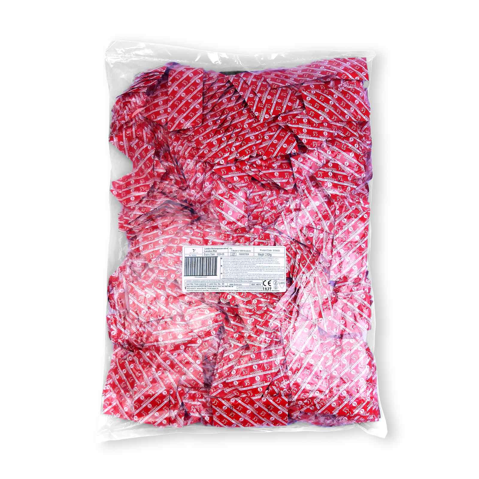 Kondomy - London Red 1000 ks