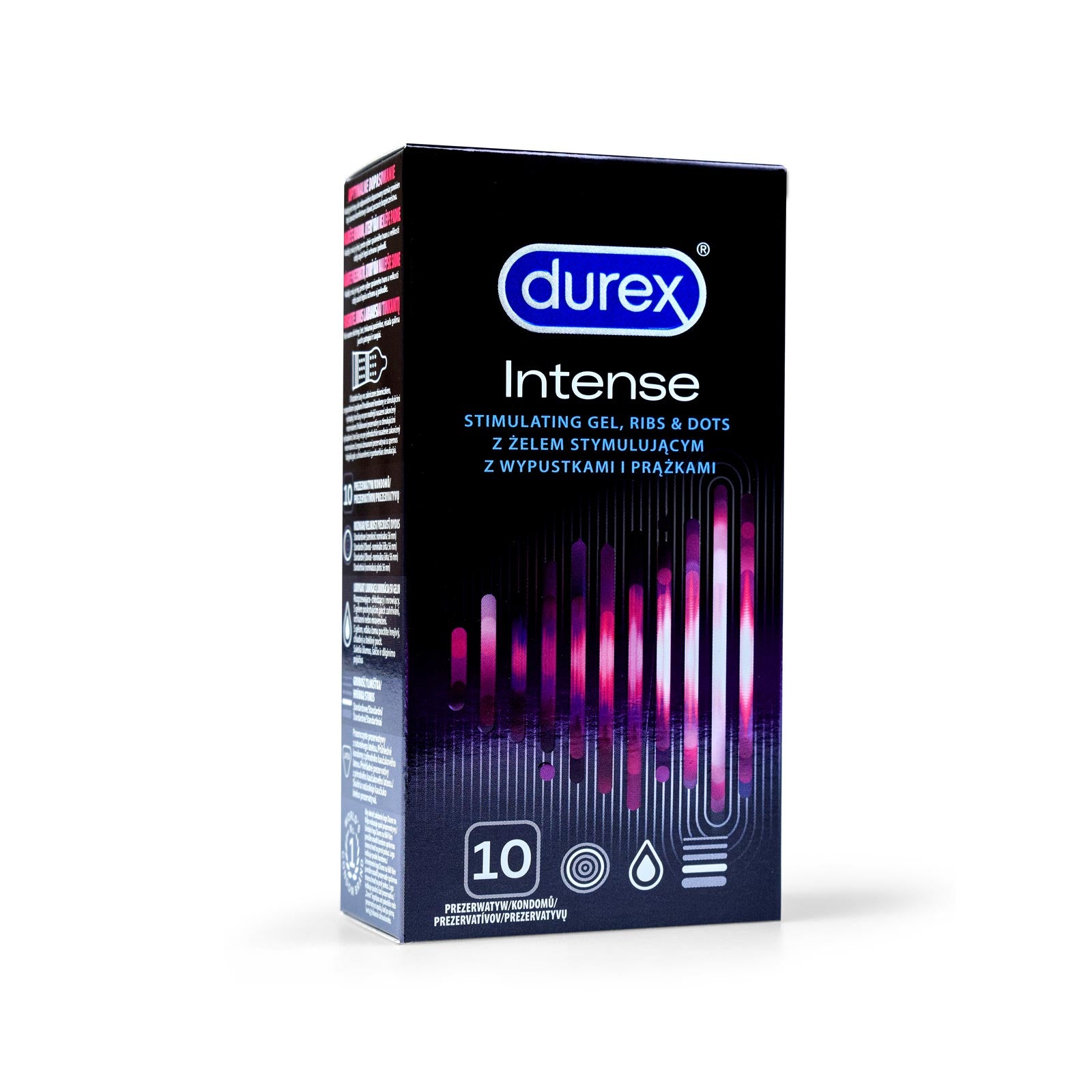 Kondomy - Durex Intense 10 ks