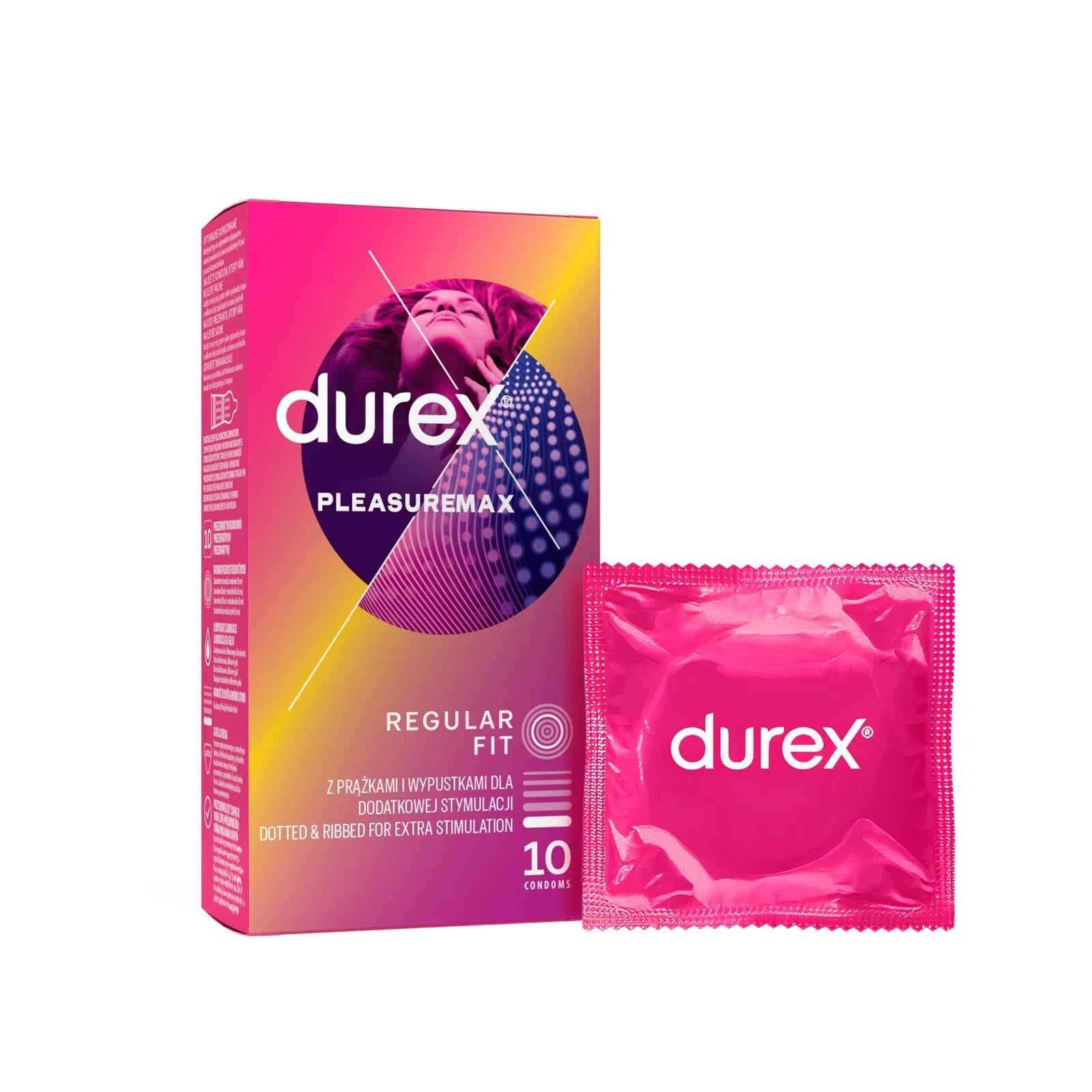 Kondomy - Durex Pleasuremax 10 ks