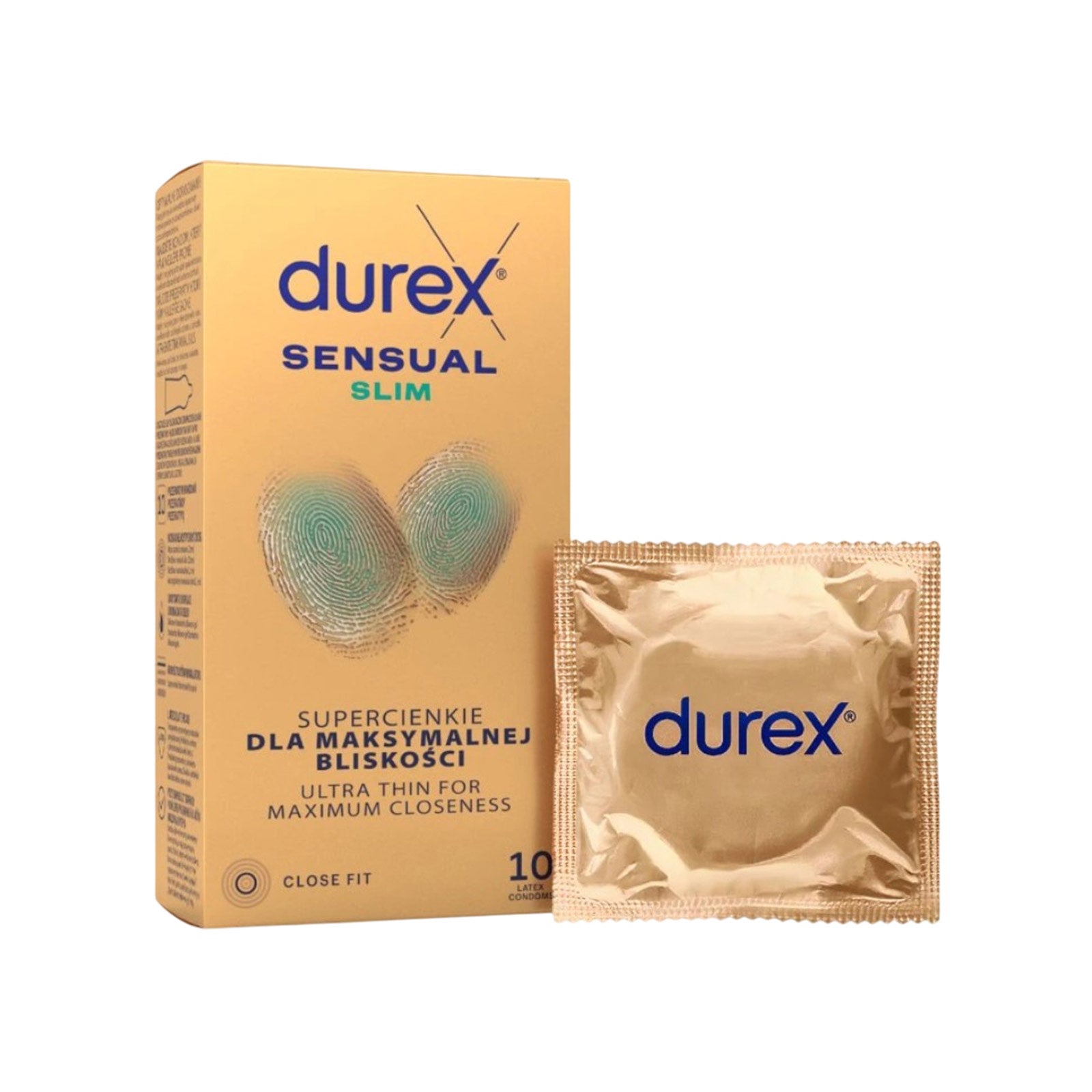 Kondomy - Durex Sensual Slim 10 ks
