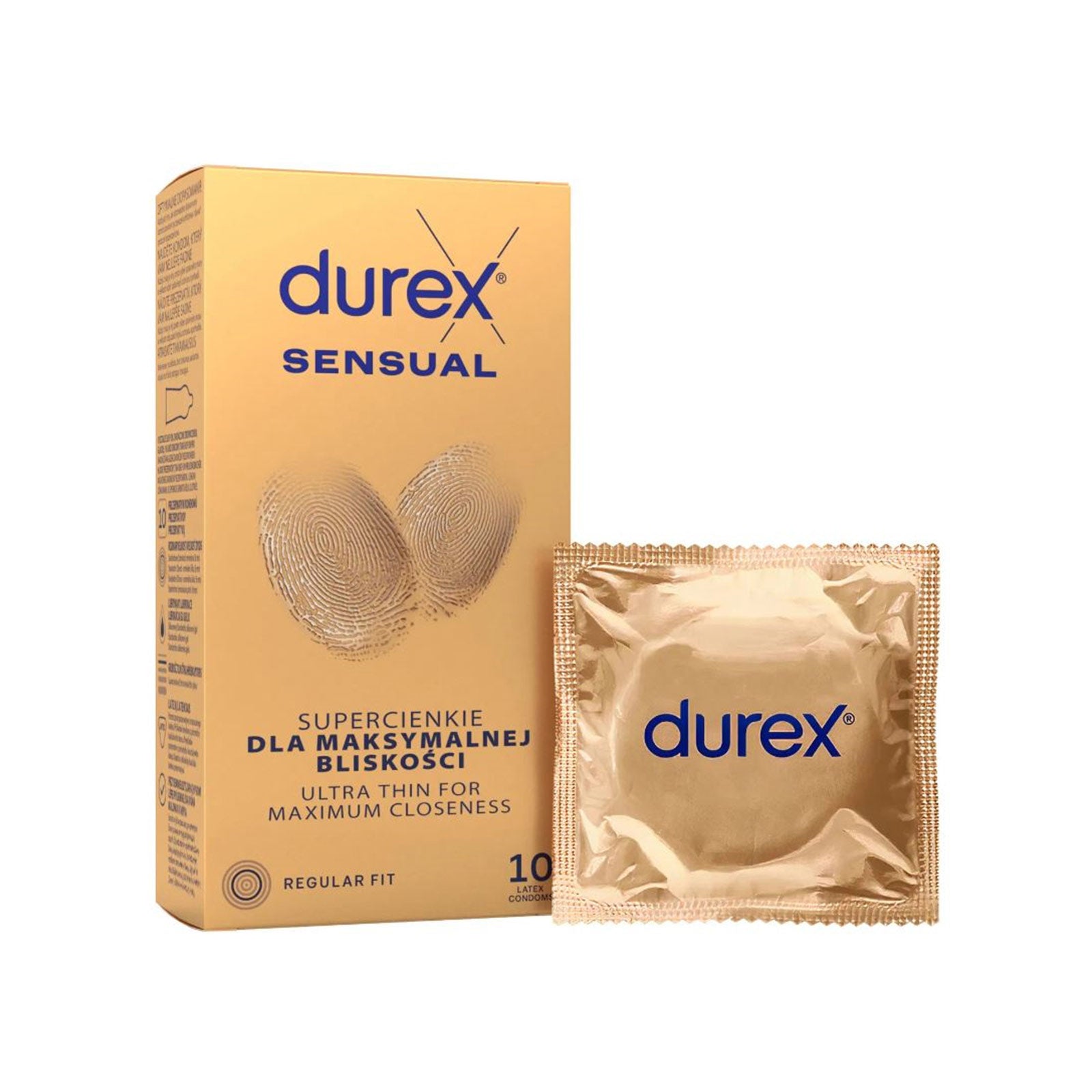 Kondomy - Durex Sensual 10 ks